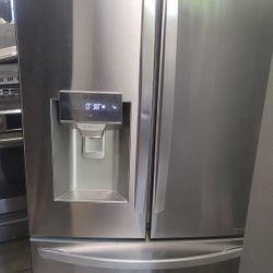 LG REFRIGERATOR NEW COMPRESSOR INSTALLED WORKS GREAT CAN DELIVER 