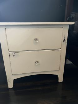 Two Solid Cherry Wood Night Tables