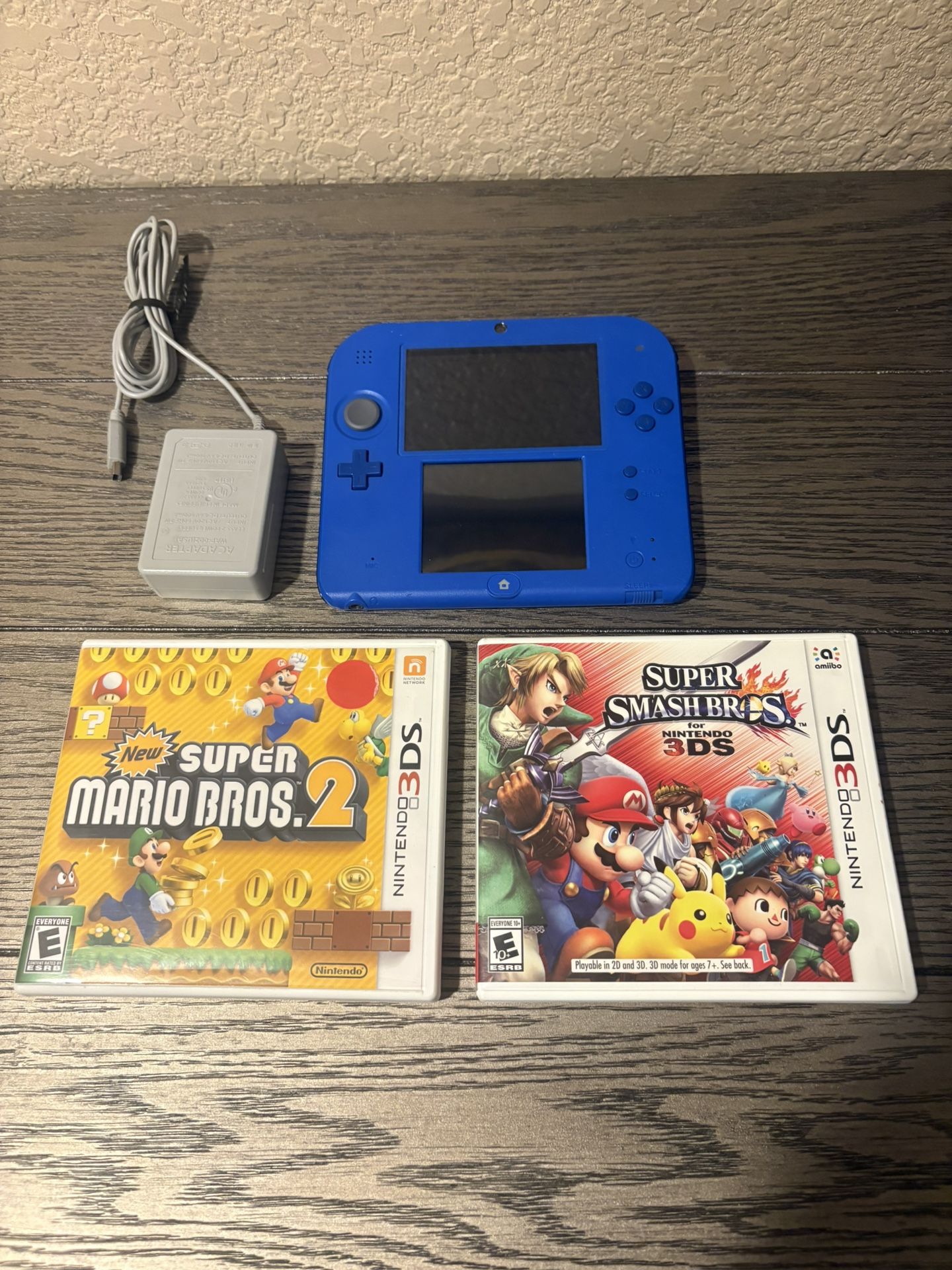 Nintendo 2DS With Mario Games