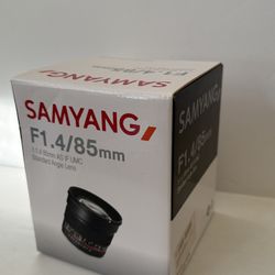 Brand New Samyang 85mm f/1.4 AS IF UMC (Canon EF Mount) – Manual Focus