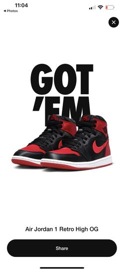 Jordan 1 Satin Bred 7.5W