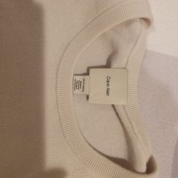 Calvin Klein Light Pullover Cream