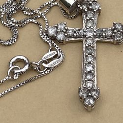 925 silver diamond pendant