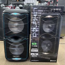 🎁🎄EARLY CHRISTMAS SALE🎄🎁3600W Dual 12” Bluetooth Rechargeable Party Speaker with Mic and Remote control