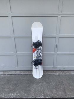 Snowboard with Bindings - Size 153cm