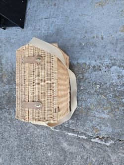 Picnic Camping Carrying Basket 