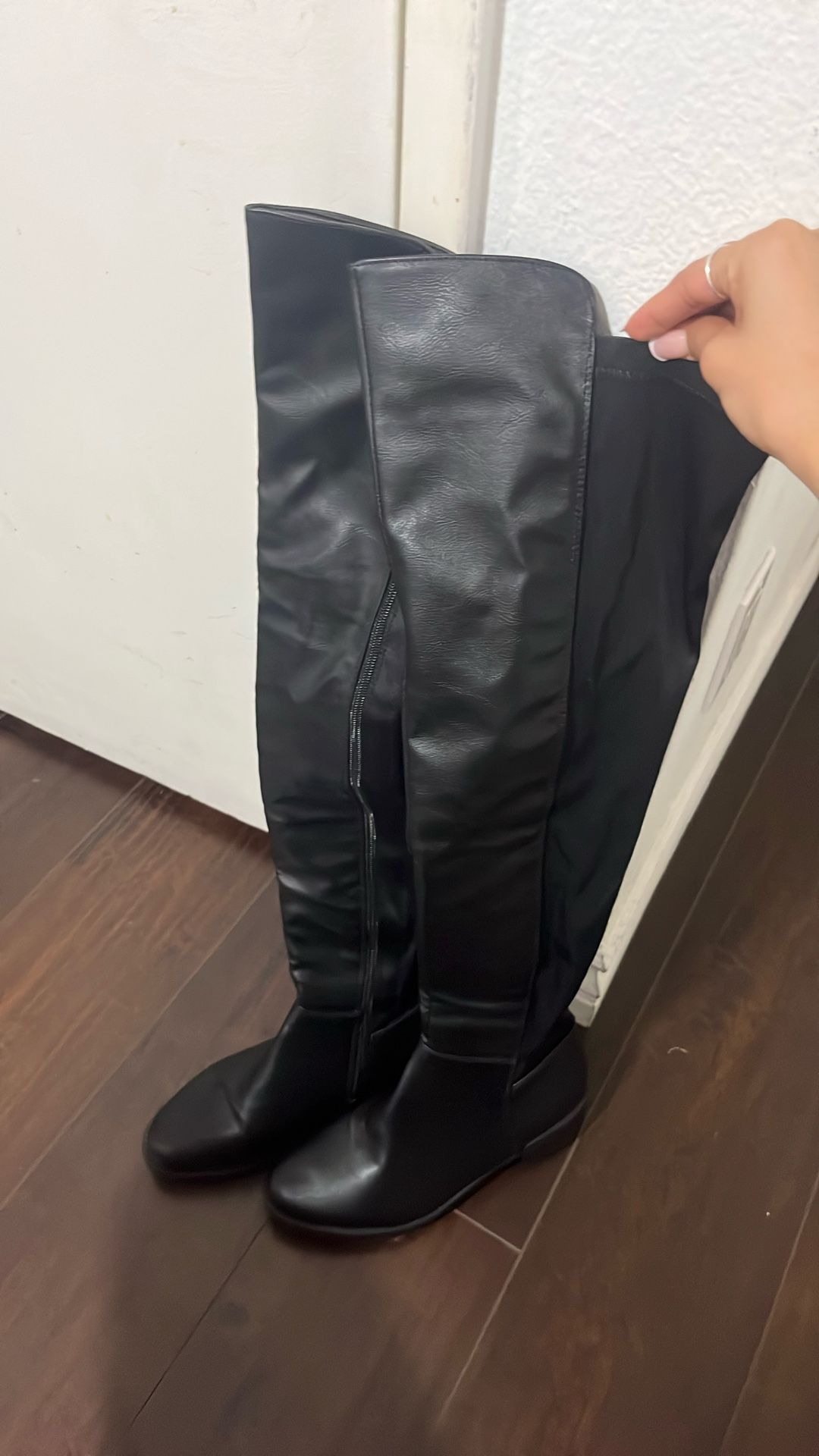 long black boots 