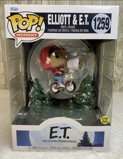 Funko Pop Movie scene E.T Elliott & E.T