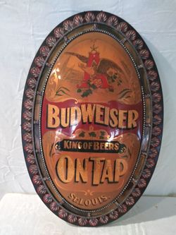 Budweiser On Tap Beer Sign