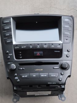 Lexu IS 350 OEM Navigation and 6-Disc CD Player