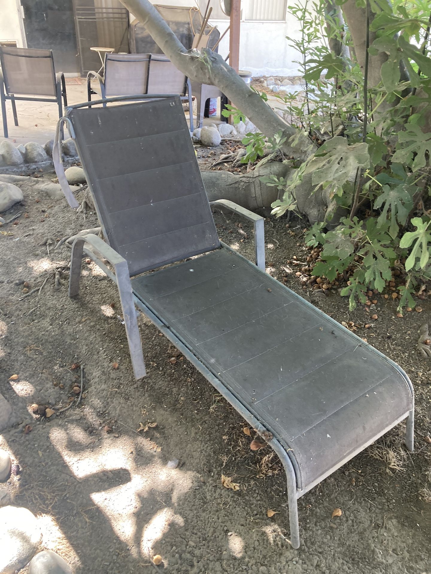 Folding Chase Lounge Chaise Pool Poolside Outdoor Tanning Bed Chair