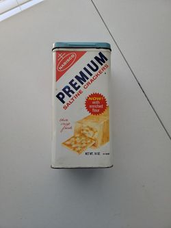 Nabisco Saltine Metal Storage Can