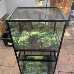 Cavachew 18”x24” Double Decker Terrarium 