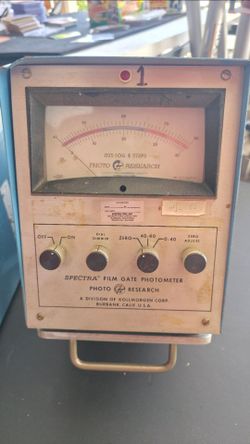 Photo research spectra filmgate photometers