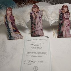 Bradford Exchange "Heavenly Innocence" Angel Ornament Collection 