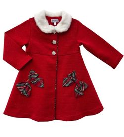 4T Toddler Girls Blueberi Boulevard Faux Fur Coat