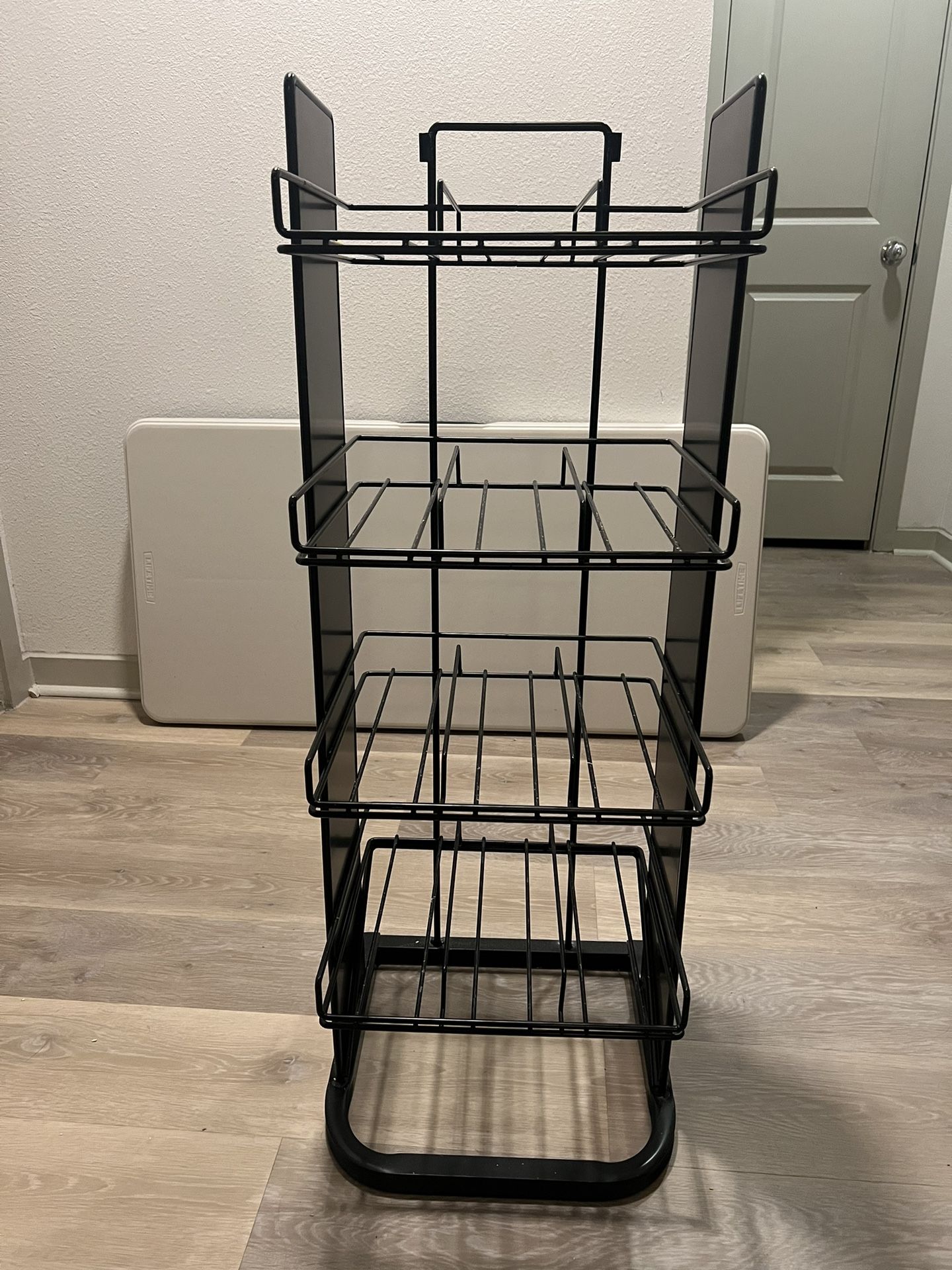 Shelf Black Wine Rack