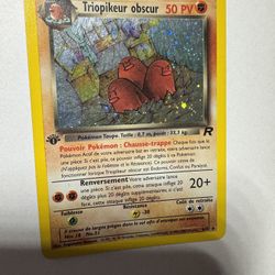 Dugtrio Pokemon Card (French)