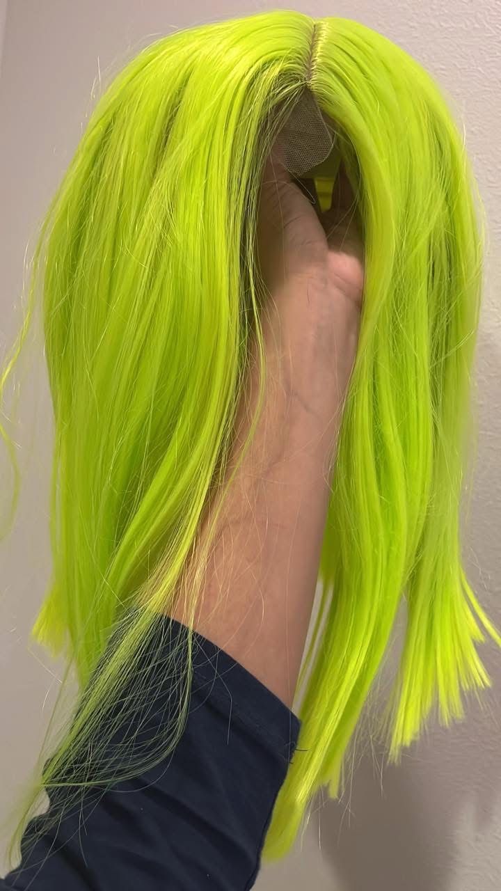 Neon Green Wig
