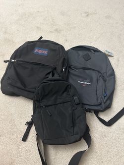 Black Backpack Shoulder Bags - Jansport