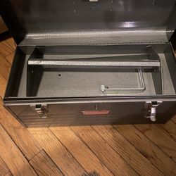 Vintage Sears Craftsman Gray Tool Box