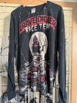 Vintage grave digger shirt xl