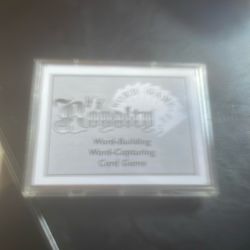 Word-building Word-capturing Card Game