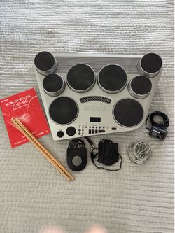 Yamaha Digital Drum Kit with drumsticks