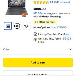 Hp Victus Gaming Laptop 