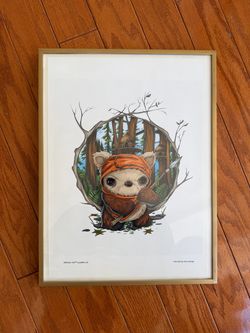 Ewok Village artwork by Chris Uminga