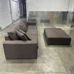 Sectional Sofa With Ottoman -Delivery Available