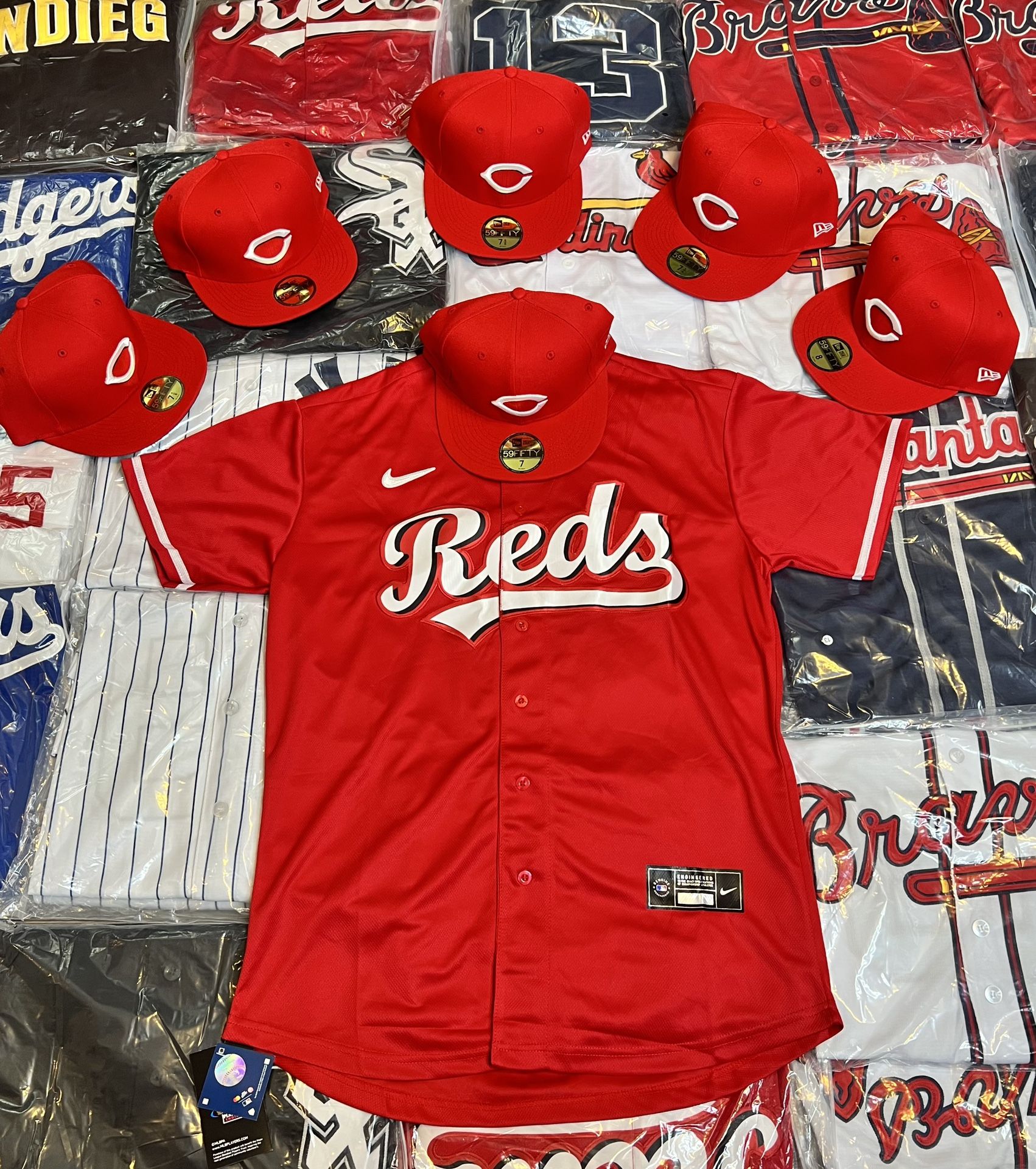 Cincinnati Reds Jersey & Fitted 