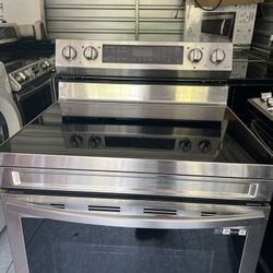 Samsung Glass Stove Air Fryer Conversation Oven 