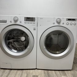LG washer and gas dryer