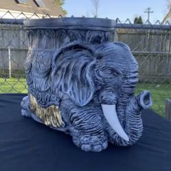 Large elephant floor table