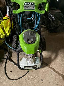 Greenworks 2000 psi electric power washer