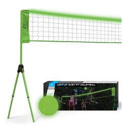 EastPoint Sports Light-Up Easy Fit Volleyball Set- Juego de voleibol iluminado de fácil ajuste