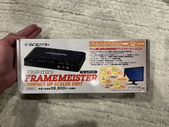 Micomsoft XRGB-Mini Framemeister retro game scaler/upscaler