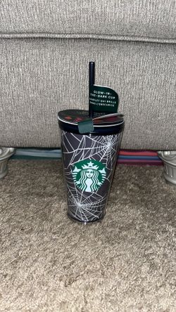 Starbucks Glow in the Dark Spider Web Tumbler