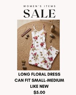 Long floral dress