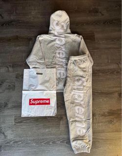 Supreme Spellout Hoodie and Sweatpants Set