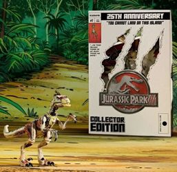 Jurassic World Hammond Collection 25th Anniversary Comic-Style Velociraptor