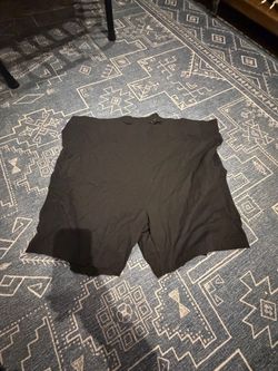 Black Stretch Bike Shorts