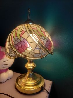 Vtg mermaid table lamp
