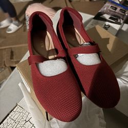 Womens Ballet Flats Round Toe Size 8.5