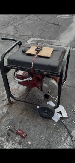 Portable Gas-Powered Generator with Wheel Kit