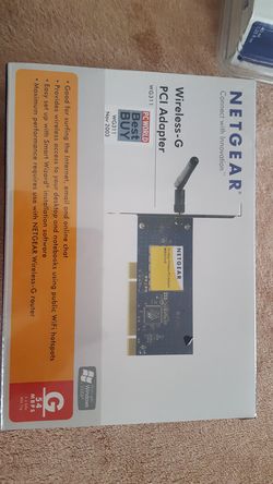 New Netgear Wireless-G PCI Adapter WG311