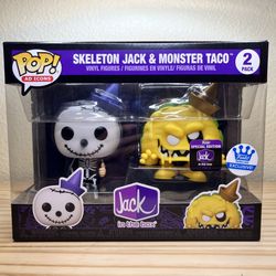 Jack In The Box: Skeleton Jack & Monster Taco Funko Pop! Exclusives 