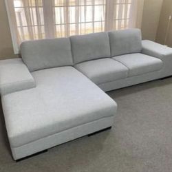 Grey Sectional Couch 