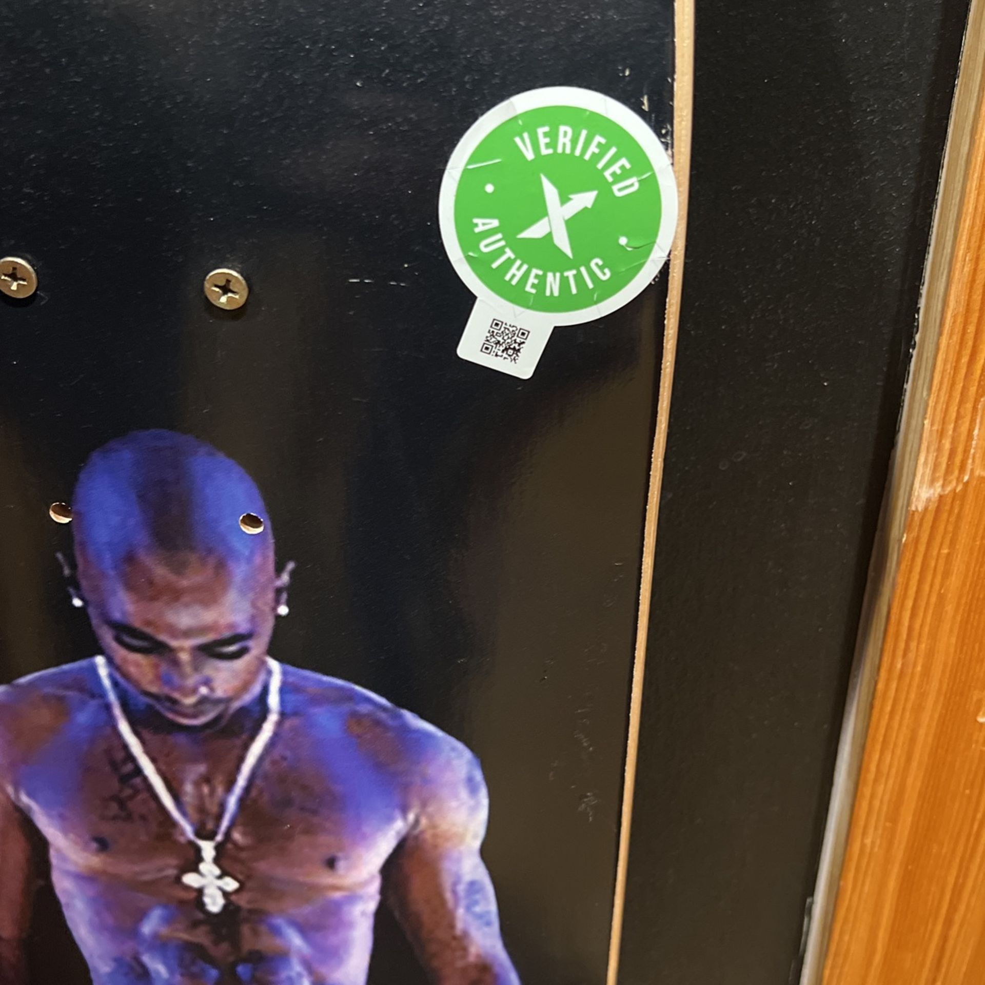 Supreme Tupac Hologram Skateboard Deck Brand New Verified